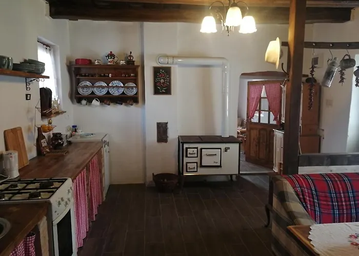 Traditionelles Bauernhaus Flieder